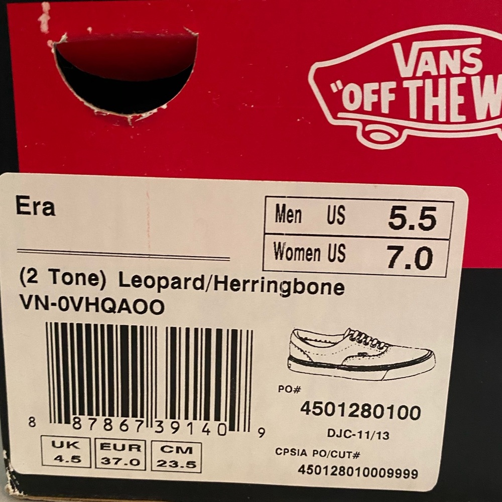 Leopard Print Vans Authentic - image 2